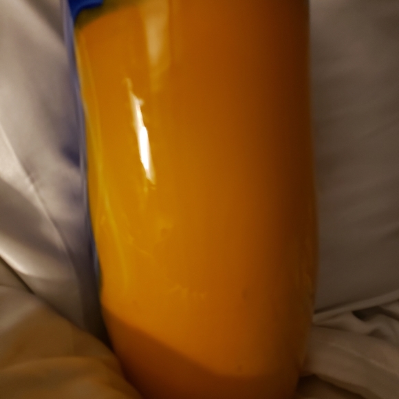 ART VASE ELECTRIC BLUE N ORANGE - Picture 3 of 3